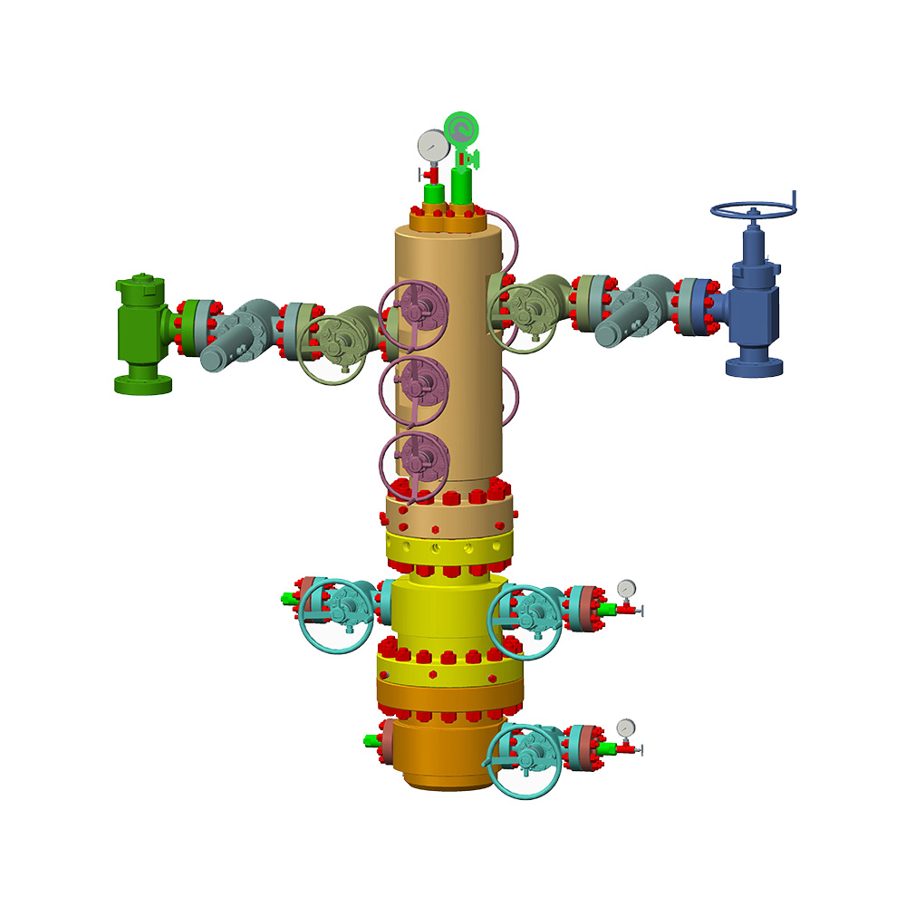 Vianočný stromček pre dvojité potrubie